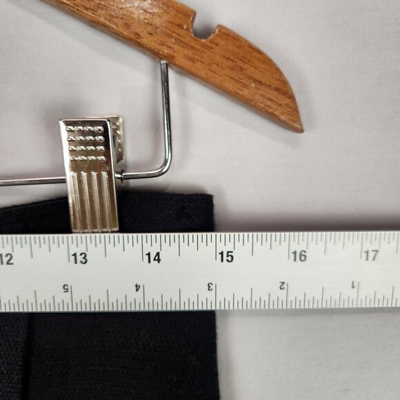 Milano Knit Faux Wrap Skirt Women's M Black Stretch Business Old Money Formal - Picture 4 of 7